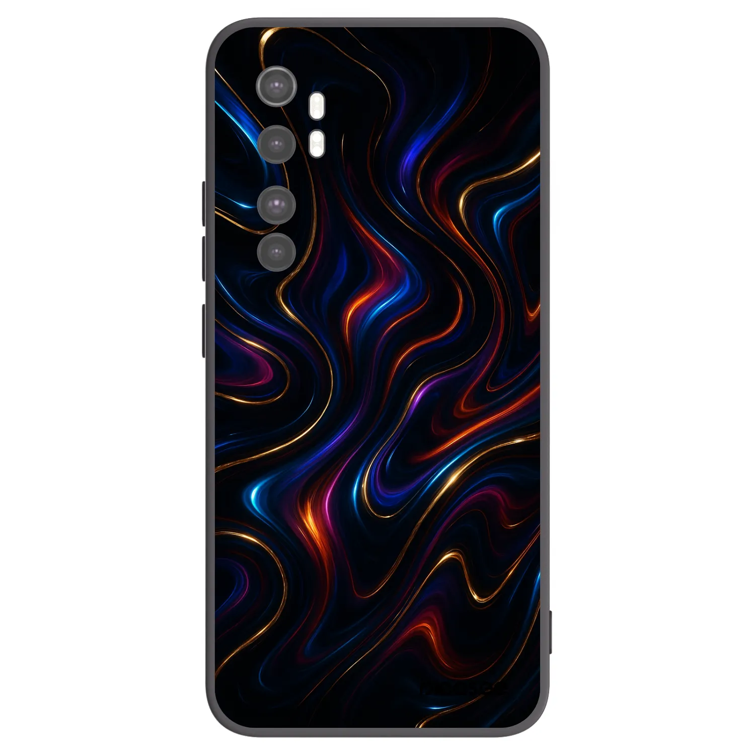 Picasee silikonowe czarne etui na Xiaomi Mi Note 10 Lite - Noir