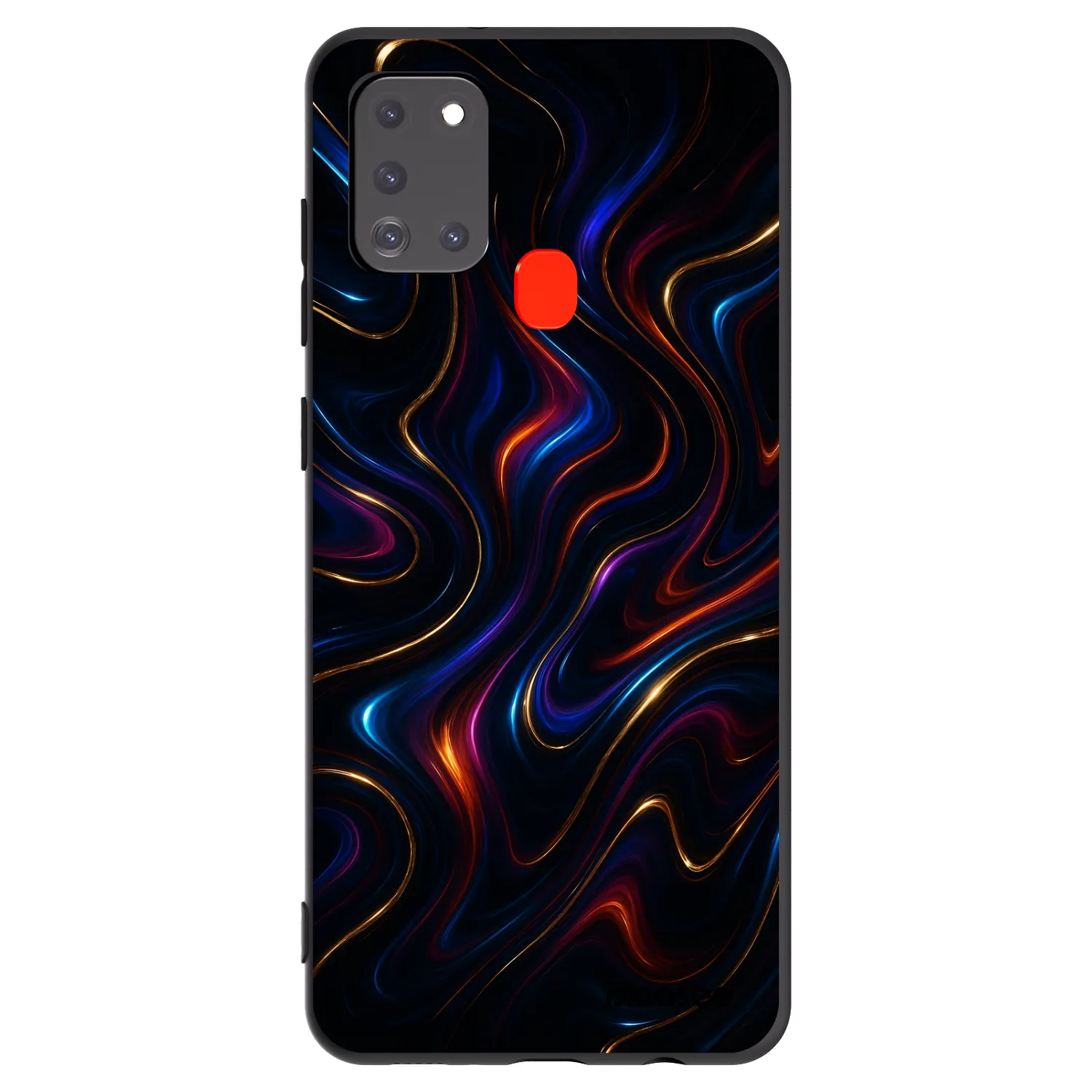 Picasee silikonowe czarne etui na Samsung Galaxy A21s - Noir