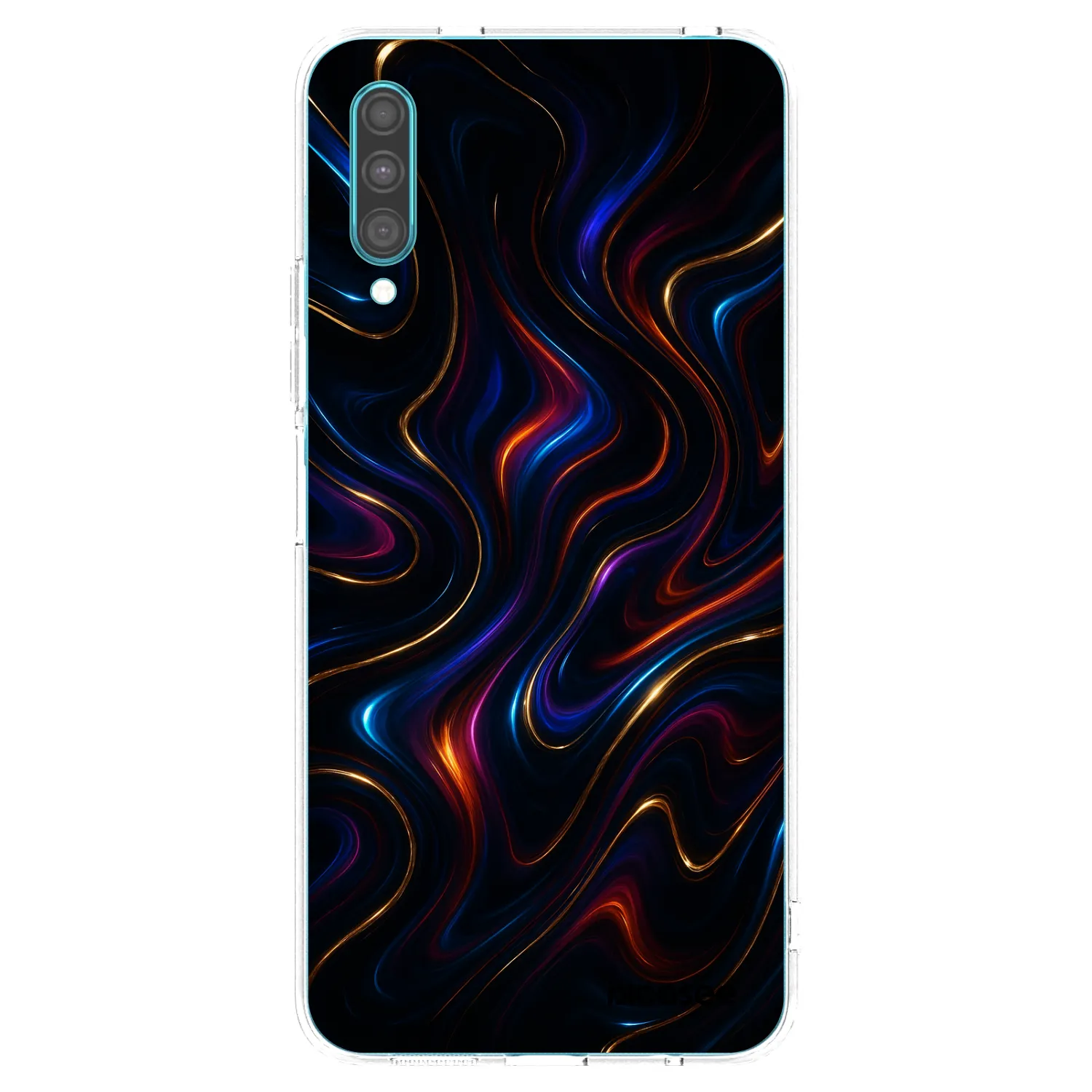 Picasee silikonowe przeźroczyste etui na Samsung Galaxy A30s A307F - Noir
