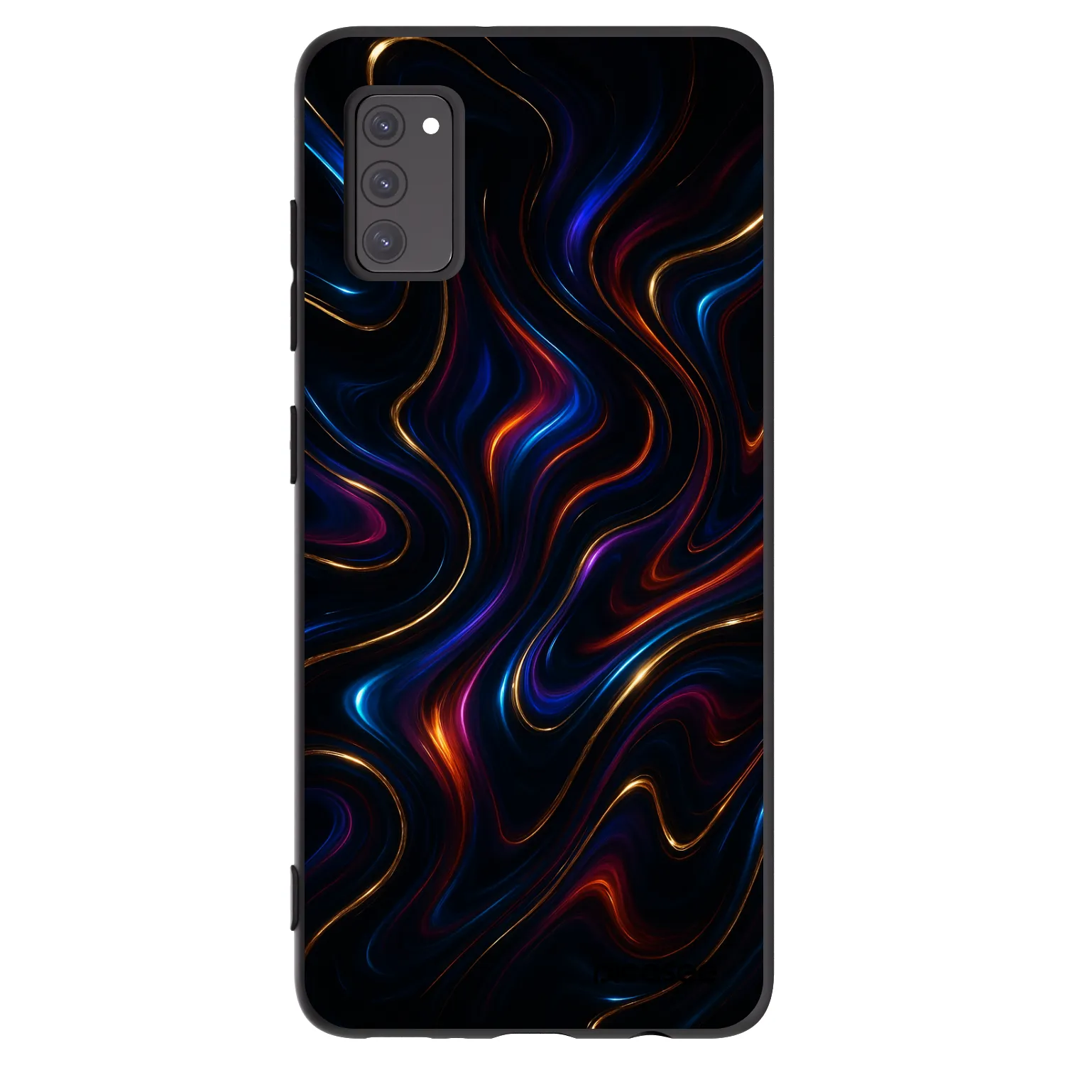 Picasee silikonowe czarne etui na Samsung Galaxy A41 A415F - Noir