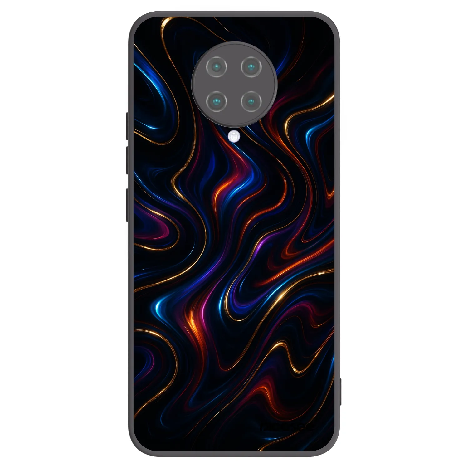 Picasee silikonowe czarne etui na Xiaomi Poco F2 Pro - Noir