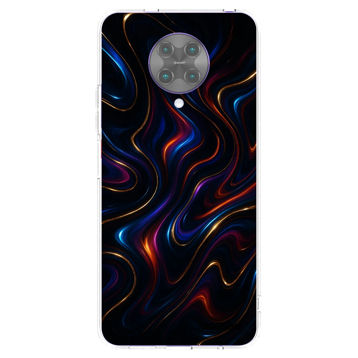 Picasee silikonowe przeźroczyste etui na Xiaomi Poco F2 Pro - Noir