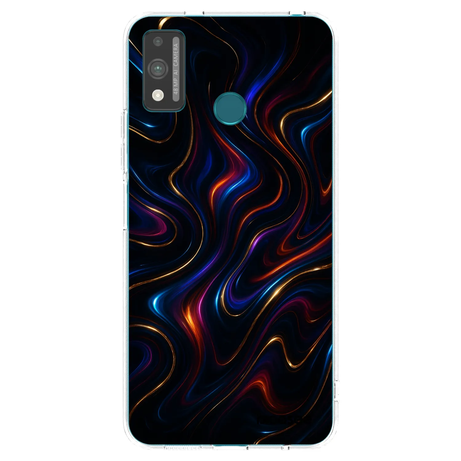 Picasee silikonowe przeźroczyste etui na Honor 9X Lite - Noir
