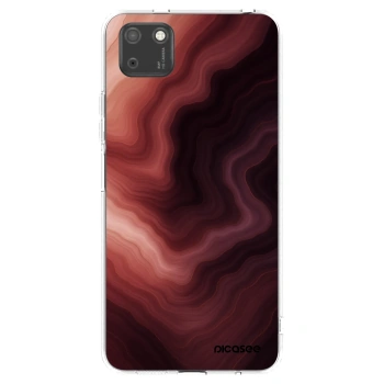 Picasee silikonowe przeźroczyste etui na Huawei Y5P - Rouge