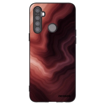 Picasee silikonowe czarne etui na Realme 5 - Rouge