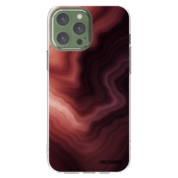 Picasee silikonowe przeźroczyste etui na Apple iPhone 13 Pro Max - Rouge