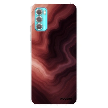 Picasee silikonowe przeźroczyste etui na Motorola Moto G60 - Rouge