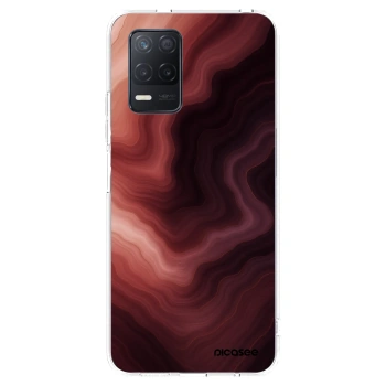 Picasee silikonowe przeźroczyste etui na Realme 8 5G - Rouge