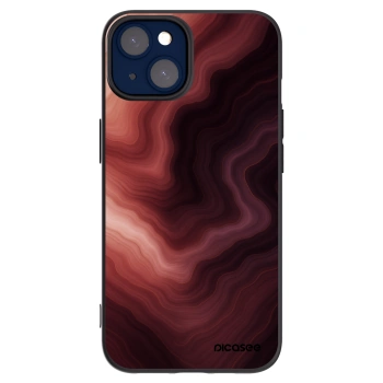 Picasee silikonowe czarne etui na Apple iPhone 14 - Rouge