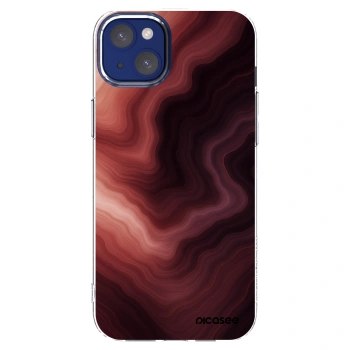 Picasee silikonowe przeźroczyste etui na Apple iPhone 14 Plus - Rouge