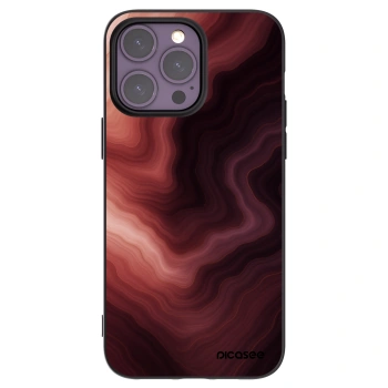 Picasee silikonowe czarne etui na Apple iPhone 14 Pro Max - Rouge