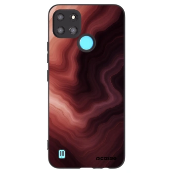 Picasee silikonowe czarne etui na Realme C21Y - Rouge