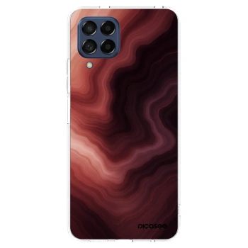 Picasee silikonowe przeźroczyste etui na Samsung Galaxy M53 5G - Rouge