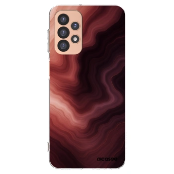 Picasee silikonowe przeźroczyste etui na Samsung Galaxy A23 A236B 5G - Rouge