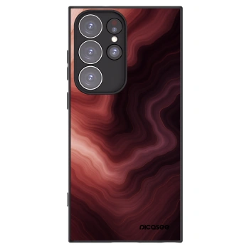 Picasee silikonowe czarne etui na Samsung Galaxy S23 Ultra 5G - Rouge
