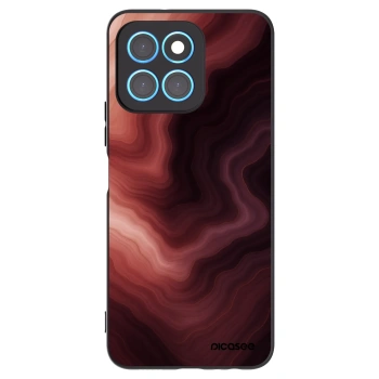 Picasee silikonowe czarne etui na Honor X6 - Rouge