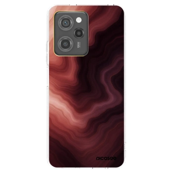 Picasee silikonowe przeźroczyste etui na Xiaomi Poco X5 Pro - Rouge