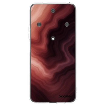 Picasee silikonowe przeźroczyste etui na Honor Magic5 Lite 5G - Rouge
