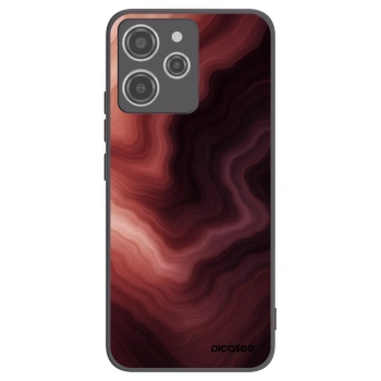 Picasee silikonowe czarne etui na Xiaomi Redmi 12 4G - Rouge