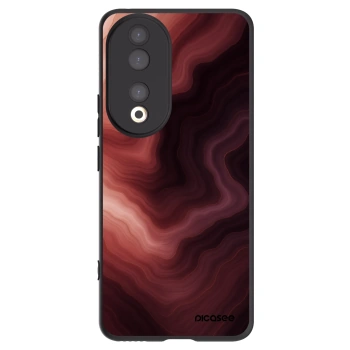 Picasee silikonowe czarne etui na Honor 90 5G - Rouge