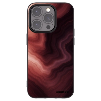 Picasee silikonowe czarne etui na Apple iPhone 15 Pro - Rouge