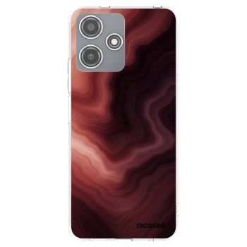 Picasee silikonowe przeźroczyste etui na Xiaomi Redmi 12 5G - Rouge