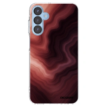 Picasee silikonowe przeźroczyste etui na Samsung Galaxy A15 A156B 5G - Rouge