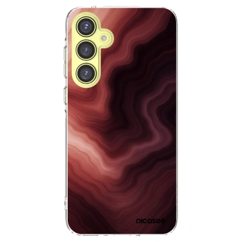 Picasee silikonowe przeźroczyste etui na Samsung Galaxy A35 5G A356B - Rouge