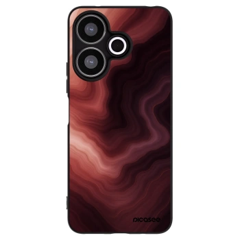 Picasee silikonowe czarne etui na Xiaomi Redmi 13 4G - Rouge