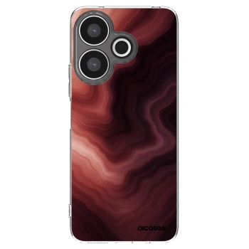 Picasee silikonowe przeźroczyste etui na Xiaomi Redmi 13 4G - Rouge