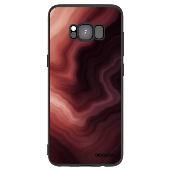 Picasee silikonowe czarne etui na Samsung Galaxy S8 G950F - Rouge