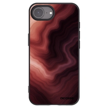 Picasee silikonowe czarne etui na Apple iPhone 16e - Rouge