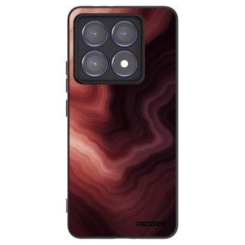 Picasee silikonowe czarne etui na Xiaomi 14T Pro - Rouge