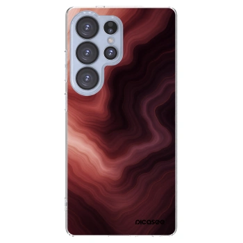 Picasee silikonowe przeźroczyste etui na Samsung Galaxy S25 Ultra 5G - Rouge