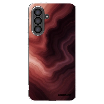 Picasee silikonowe przeźroczyste etui na Samsung Galaxy A56 5G A566B - Rouge