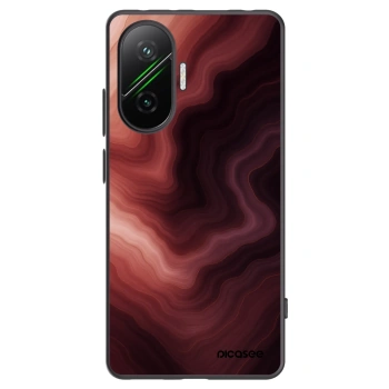 Picasee silikonowe czarne etui na Xiaomi Poco F7 Pro 5G - Rouge