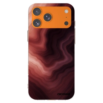 Picasee silikonowe przeźroczyste etui na Apple iPhone 17 Pro Max - Rouge
