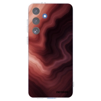 Picasee silikonowe przeźroczyste etui na Samsung Galaxy S25 FE 5G - Rouge