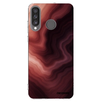 Picasee silikonowe przeźroczyste etui na Huawei P30 Lite - Rouge