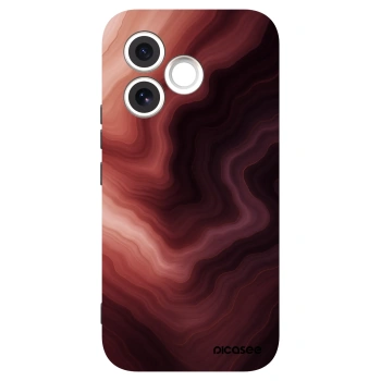 Picasee silikonowe czarne etui na Honor 600 Lite - Rouge