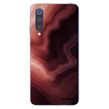 Picasee silikonowe przeźroczyste etui na Xiaomi Mi 9 SE - Rouge