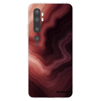 Picasee silikonowe przeźroczyste etui na Xiaomi Mi Note 10 (Pro) - Rouge