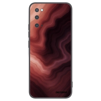 Picasee silikonowe czarne etui na Samsung Galaxy S20 G980F - Rouge