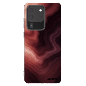 Picasee silikonowe przeźroczyste etui na Samsung Galaxy S20 Ultra 5G G988F - Rouge