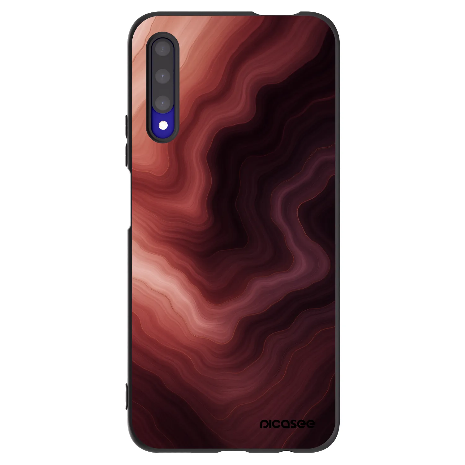 Picasee silikonowe czarne etui na Honor 9X Pro - Rouge