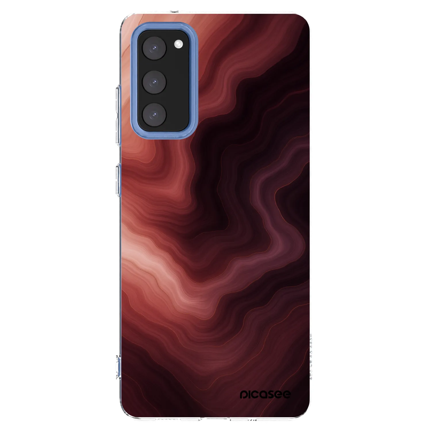 Picasee silikonowe przeźroczyste etui na Samsung Galaxy S20 FE - Rouge
