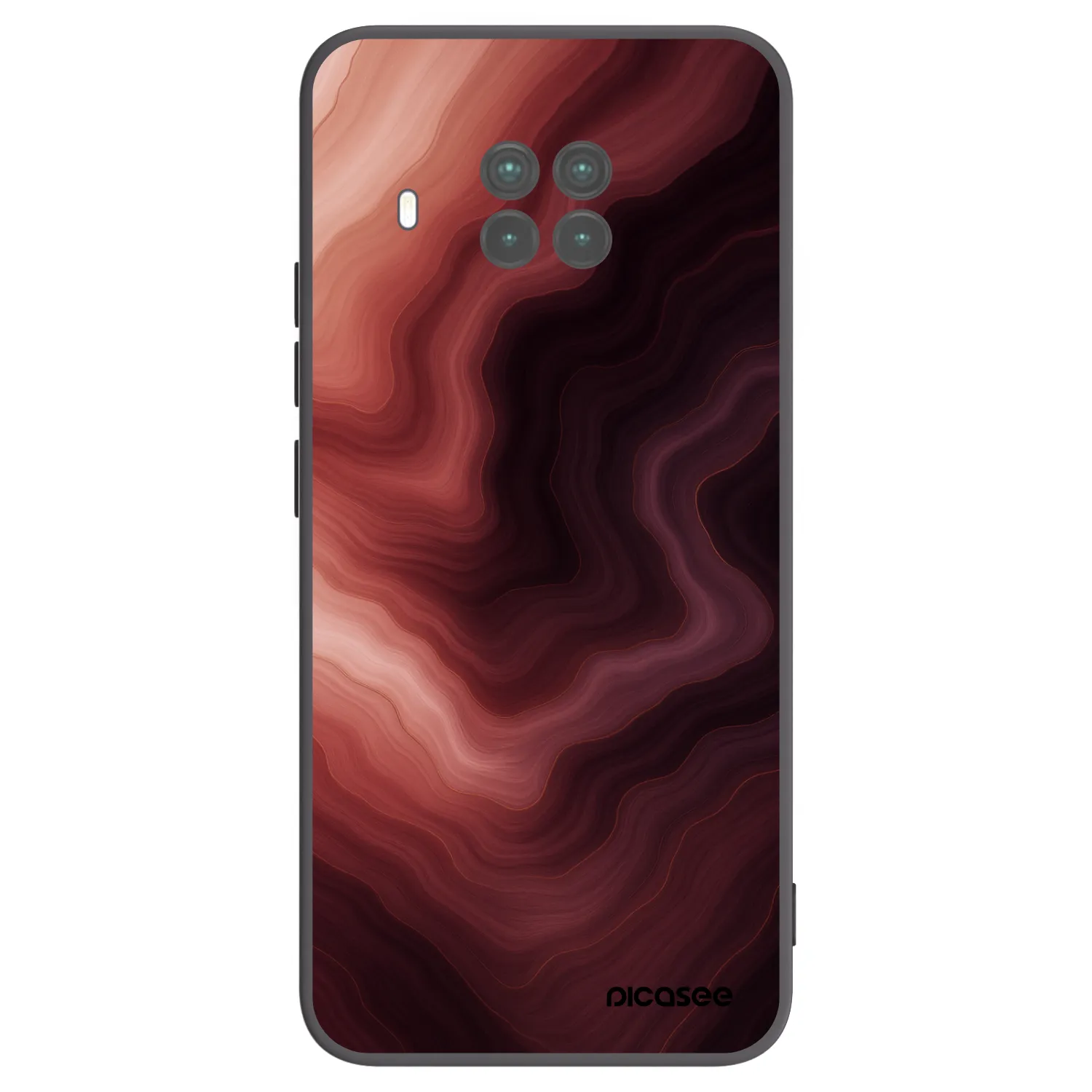 Picasee silikonowe czarne etui na Xiaomi Mi 10T Lite - Rouge