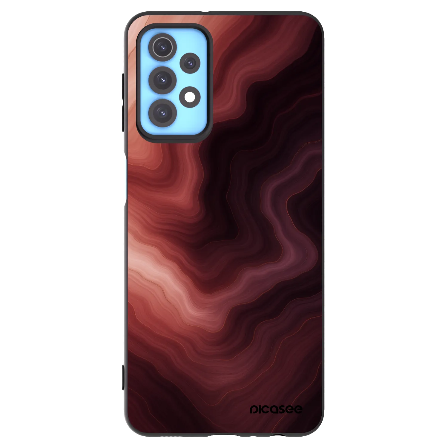 Picasee silikonowe czarne etui na Samsung Galaxy A32 4G SM-A325F - Rouge
