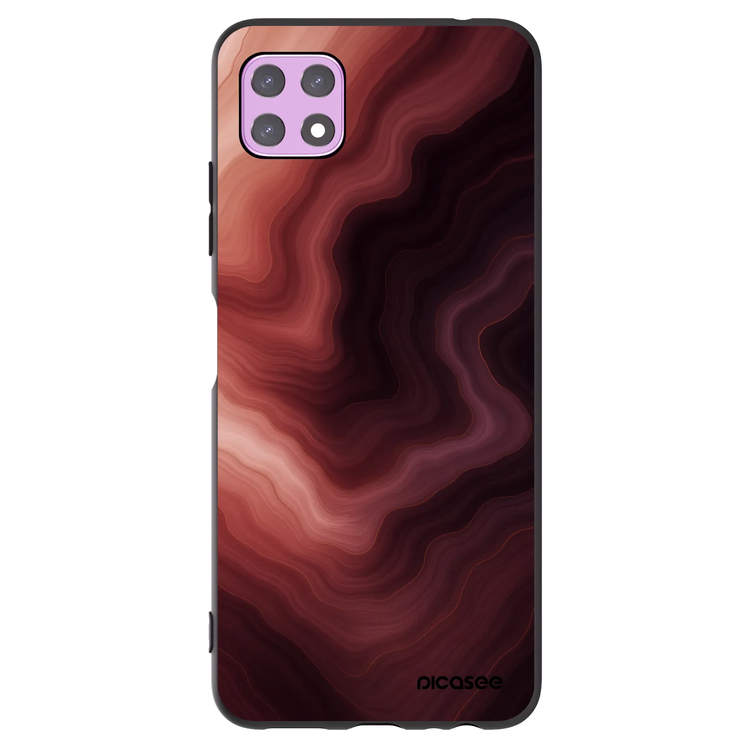 Picasee silikonowe czarne etui na Samsung Galaxy A22 A226B 5G - Rouge