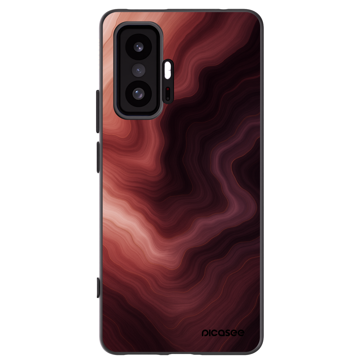 Picasee silikonowe czarne etui na Xiaomi 11T Pro - Rouge